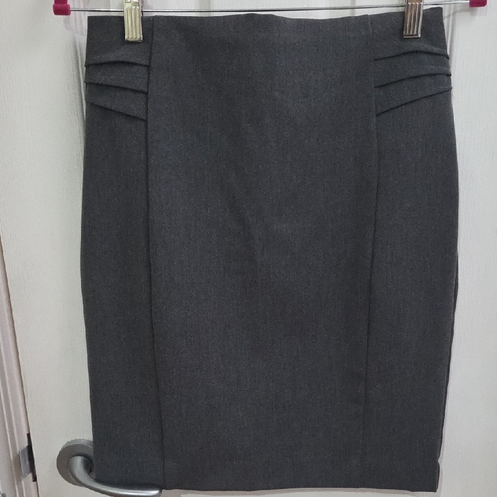 Express Charcoal Pencil Skirt